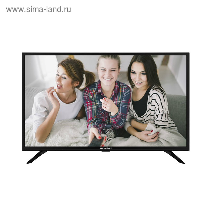 Телевизор Thomson T32RTE1160, 32", 1366x768, DVB-C/T2/T, 2xHDMI, 1xUSB, чёрный - Фото 1