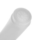 Кран на одну воду, круглая ручка, пластик, короткий излив, белый - Фото 2