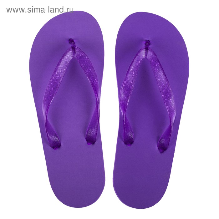 Сланцы женские SIMPLE арт. СЖС-195Ф, цвет фиолетовый, размер 36 - Фото 1