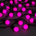 УЦЕНКА Гирлянда "Метраж" улич. с насад. "Шарики d=1,5 см" 20 м, Н.Т LED-200 контр. 8 р. РОЗ. - фото 13934335