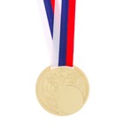 Медаль под нанесение «Герб», d= 5 см. Цвет золото. С лентой - Фото 2