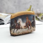 Кошелёк, отдел на молнии, цвет коричневый - Фото 2