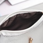 Кошелёк женский, отдел на молнии, цвет серебро - Фото 3