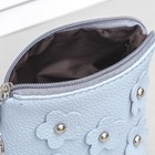 Кошелёк женский, отдел на молнии, цвет голубой - Фото 3