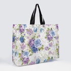 Сумка хозяйственная без застёжки, цвет белый/разноцветный - Фото 2