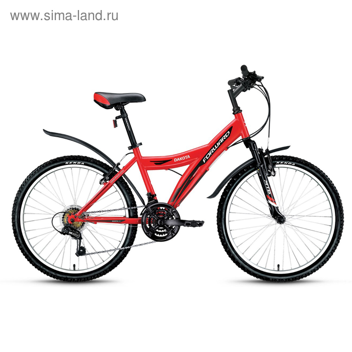 Велосипед 24" Forward Dakota 24 2.1, 2018, цвет красный, размер 13"