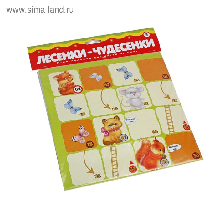Игра настольная «Лесенки-Чудесенки» - Фото 1