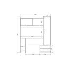 Компьютерный стол «Денвер», цвет ясень - Фото 4