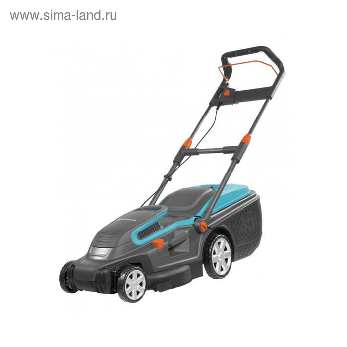 Газонокосилка электрическая GARDENA PowerMax 1800/42, 1800Вт, ширина 42см, высота 20-60 мм - Фото 1