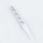 Свечи в торт «Спираль», 10 шт., средние, 5 см, металлик - Фото 2