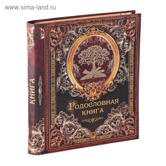 Родословная книга на кольцах «Семейное древо», УЦЕНКА, 130 листов, 25 х 29 см - Фото 1