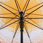 Зонт - трость полуавтоматический «Горы», 10 спиц, R = 49 см, цвет фиолетовый/жёлтый МИКС - Фото 6