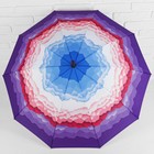 Зонт - трость полуавтоматический «Горы», 10 спиц, R = 49 см, цвет фиолетовый МИКС - Фото 2