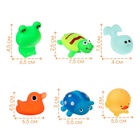 Резиновые игрушки для ванны «Весёлые животные», с пищалкой, в наборе 6 шт., Крошка Я - Фото 3