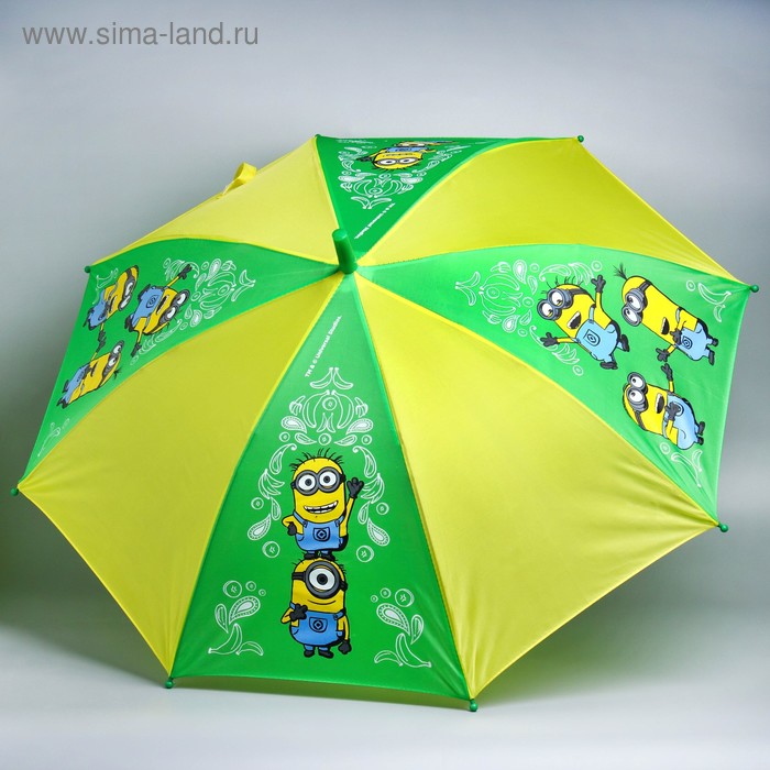 Зонт детский "Миньоны" Гадкий Я, 8 спиц d=78 см - Фото 1