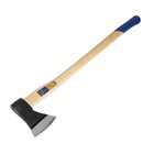 Топор кованый ТУНДРА, деревянное топорище 73 см, 1400 г - Фото 5