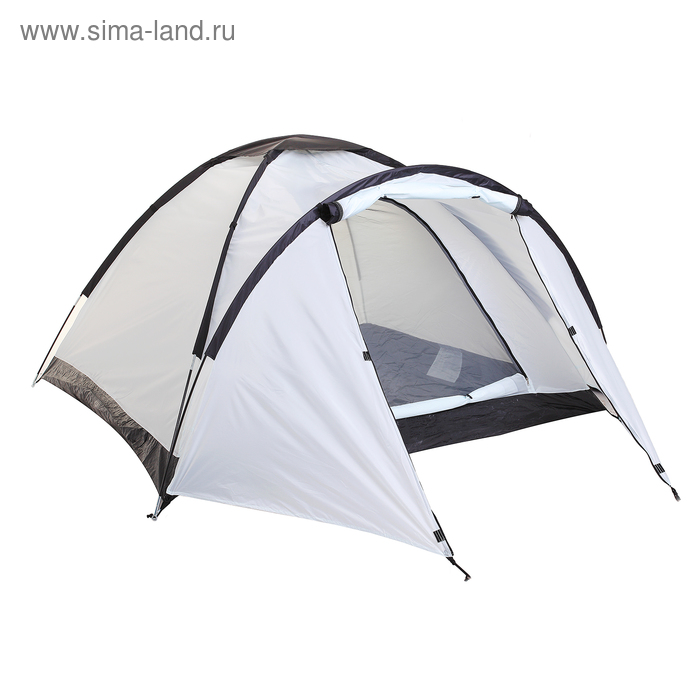 Палатка туристическая VERAG 3-местная, цвет белый - Фото 1