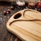 Блюдо-поднос для подачи "Бавария", 50 х 30 см, массив ясеня - Фото 3