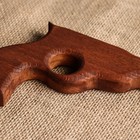 Сувенирное деревянное оружие "Револьвер", 25 см, массив бука - Фото 2