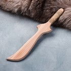 Сувенирное деревянное оружие "Нож боевой", 30 см, массив бука - Фото 1