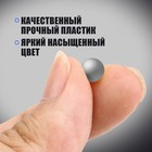 Пульки 6 мм пластиковые в рожке, 500 шт., цвет серебристый - Фото 3