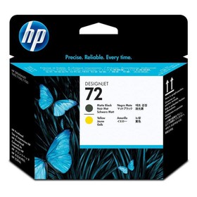 Картридж струйный HP №72 C9384A черный матовый/желтый печатающая головка для HP DJ T1100/T610   1724