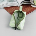 Ключница, отдел на молнии, металлическое кольцо, цвет мятный - Фото 3