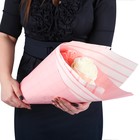 Пергамент флористический «Счастье в мелочах, розовый» 0,68 х 10 м - Фото 1