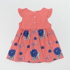 Платье для девочки, рост 74 см, цвет коралловый 738_М - Фото 5