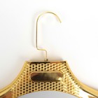 Плечики для одежды, широкие плечики, размер 52-54, цвет золото - Фото 2