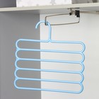 Плечики - вешалки для брюк и юбок Доляна, многоуровневая, 29.5×28.7 см, МИКС - Фото 6