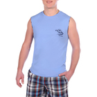 Комплект мужской (майка, шорты) 9.24 цвет голубой, р-р 58 - Фото 3