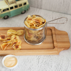 Корзинка для картофеля фри Доляна «Честер», d=10 см, нержавеющая сталь - Фото 7