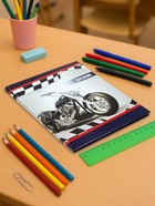 Дневник школьный для 1-11 классов, «Мотоцикл», твёрдая обложка 7БЦ, глянцевая ламинация, 40 листов - Фото 2