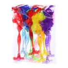 Ручка-прикол Calligrata «Утёнок с хохолком», синий стержень, шариковая, МИКС (комплект 12 шт) - фото 68062895