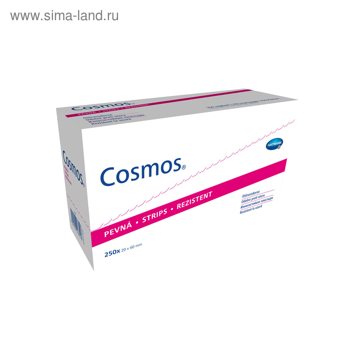 Пластырь-пластинки Cosmos 6х2 см, 50 блистеров по 5 шт/упак - Фото 1
