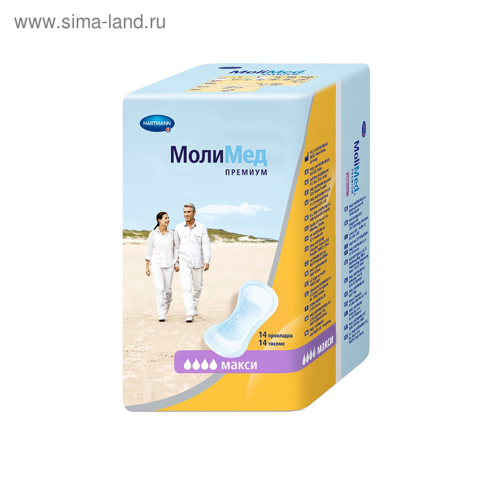 Урологические прокладки MoliMed Premium maxi, 14 шт - Фото 1