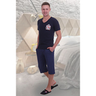 Комплект мужской (футболка, шорты) Роберт цвет МИКС, р-р 56 - Фото 1