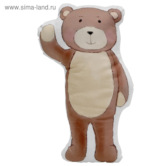 Подушка-игрушка «Медвежонок», размер 15х35 см - Фото 1