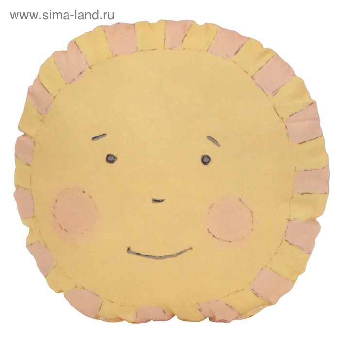 Подушка-игрушка «Солнышко», диаметр 20 см - Фото 1