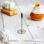 Гвоздь кондитерский, 3.5×7 см, серебристый - Фото 2