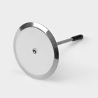 Гвоздь кондитерский, d=5 см, h=7 см, серебристый - Фото 1