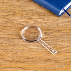 Лупа с прозрачным корпусом 3х, d=4 см - Фото 1