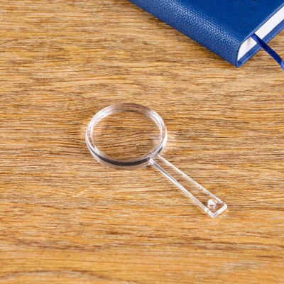 Лупа с прозрачным корпусом 3х, d=4 см