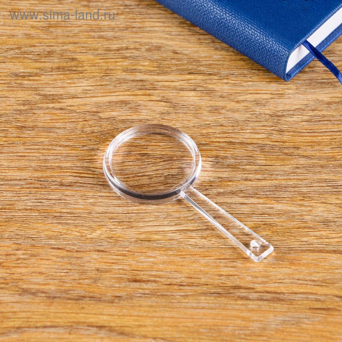 Лупа с прозрачным корпусом 3х, d=4 см - Фото 1