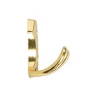 Крючок мебельный ТУНДРА TKd=007, двухрожковый, золото - Фото 5