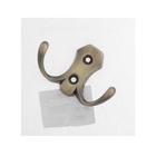 Крючок мебельный ТУНДРА TKd=007, двухрожковый, бронза - Фото 6