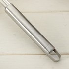 Ложка гарнирная Доляна «Основа», длина 25 см, цвет серебряный - Фото 3