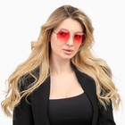 Очки солнцезащитные «OneSun. Футуристические», uv 375, линза 6×13.5 см, розовые - Фото 4