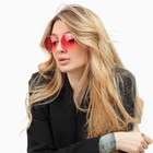 Очки солнцезащитные «OneSun. Футуристические», uv 375, линза 6×13.5 см, розовые - Фото 5